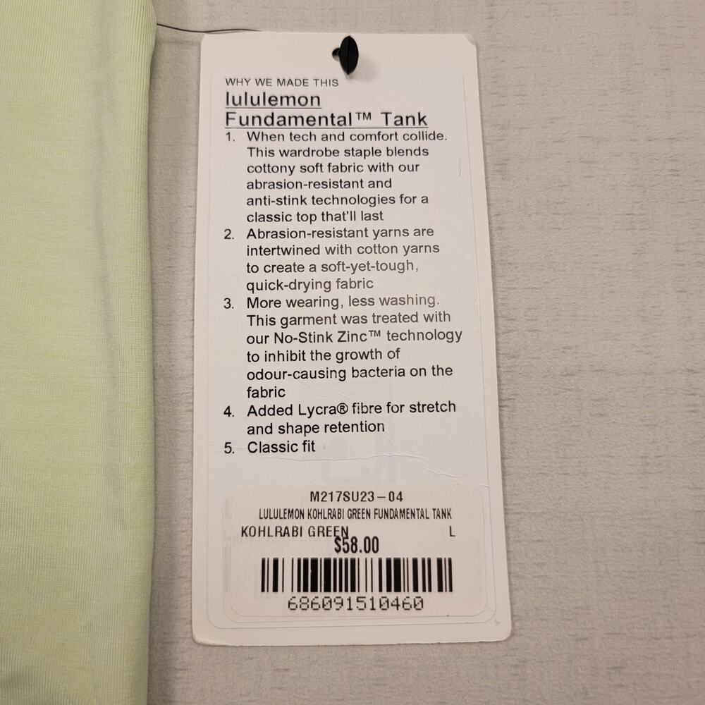 Lululemon "Barry's" Fundamental Tank - Picture 3 of 10